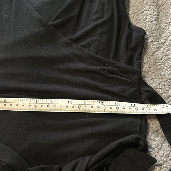 Dakini soft modal stretchy faux-wrap dress size M - Picture 6 of 8